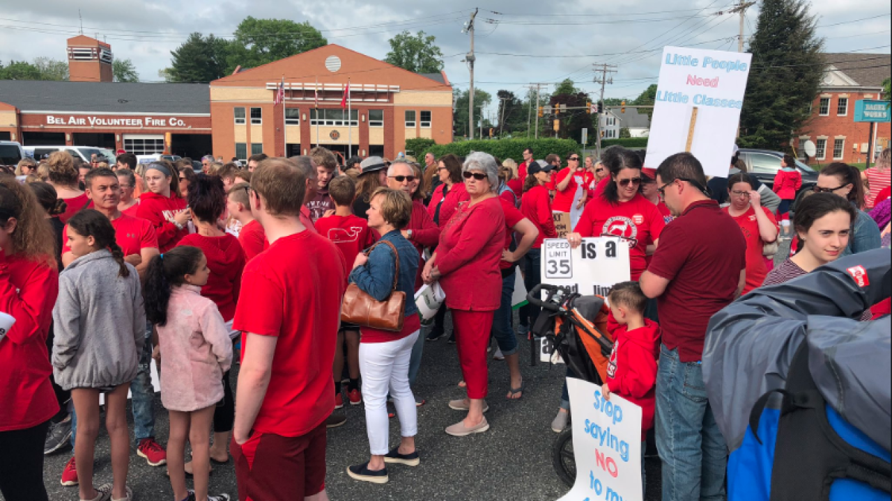 Educators and activists rally to increase funding for Harford County Educators and activists rally to increase funding for Harford County